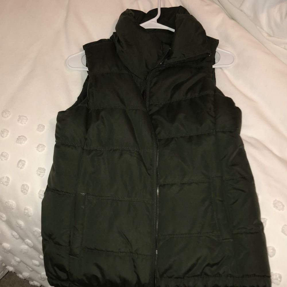 army green vest